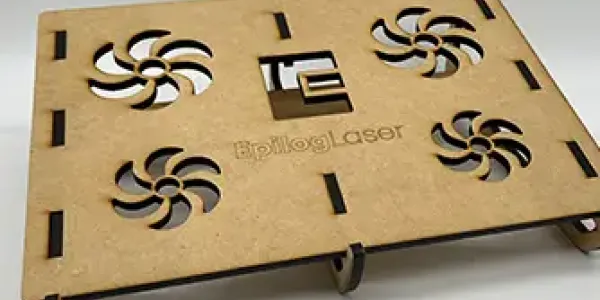 mdf laptop stand with engraving